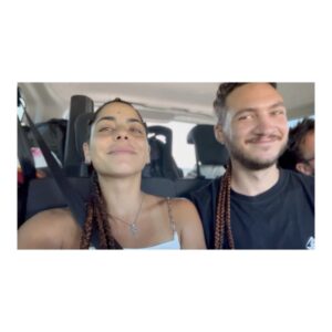 Myriella Kourenti Instagram - 🎬🎶🏁
Making Of “Πέρα”
Αθήνα ✔️
Road-trip ✔️
Καστοριά ✔️ 
Finding our Make Up with @filios_dimitris ✔️ 
#myriellanjohn #pera #backstage