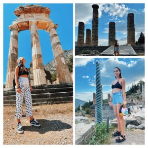 Myriella Kourenti Instagram - ⚡️
Δελφοί summer session (swipe->)
#bandmates #onvacation #myriellaj