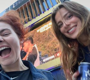 Nadia Parkes Instagram - Tomorrow!!!! This show comes out tomorrow! I feel really emotional about it. I wish I could be really cool about the fact that our faces are all over London right now, but we’re all a bit giddy inside and we just can’t wait to share this show with you ❤️‍🔥