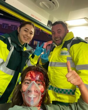 Nadia Parkes Instagram - No real blood was lost during the making of this bloody brilliant show
