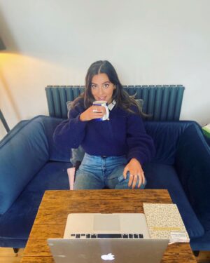 Nadia Parkes Instagram - That was too much excitement before 9am on a Friday. Back to the studio. Thank you @skynews for chatting all things @dominaseries