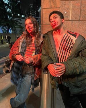Nadia Parkes Instagram - No real blood was lost during the making of this bloody brilliant show