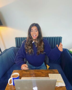 Nadia Parkes Instagram - That was too much excitement before 9am on a Friday. Back to the studio. Thank you @skynews for chatting all things @dominaseries