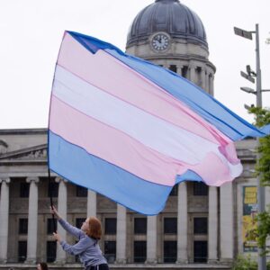 Nadia Whittome Instagram - The rain couldn’t dampen spirits at Nottingham’s first ever Trans Pride - a beautiful display of trans joy and solidarity 🏳️‍⚧️

It was a privilege to address the rally and to make a commitment that I will always fight for trans rights, under any government.

📸: @christregenza