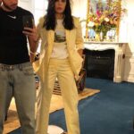 Nadine Labaki Instagram - Playing dress up with the best ! @dlx.co @wassimsaliba @fredbrn