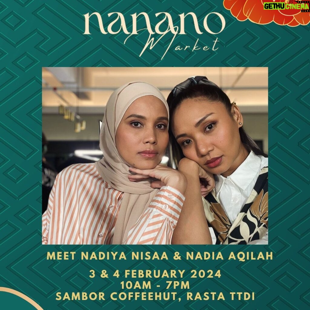Nadiya Nisaa Instagram - Nadi(y)as bergabung? Ada yang rindu kuah kacang tak kalut @rasa_nalurinadiya? Ada yang belum cuba @nabdelish chilli oil? No but seriously, have you tried combining these two products together? YOU SHOULD 💝 Jom, weekend ni come over to @nananomarket, we also have nice preloved items murah2 from size S-L. See you guys xxx PS: please bring your own shopping bag ❤️