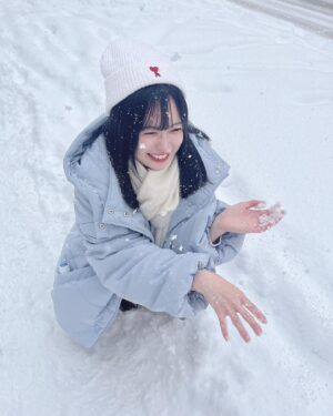 Nagisa Hayakawa Instagram - .
雪まみれ〜⛄️❄️