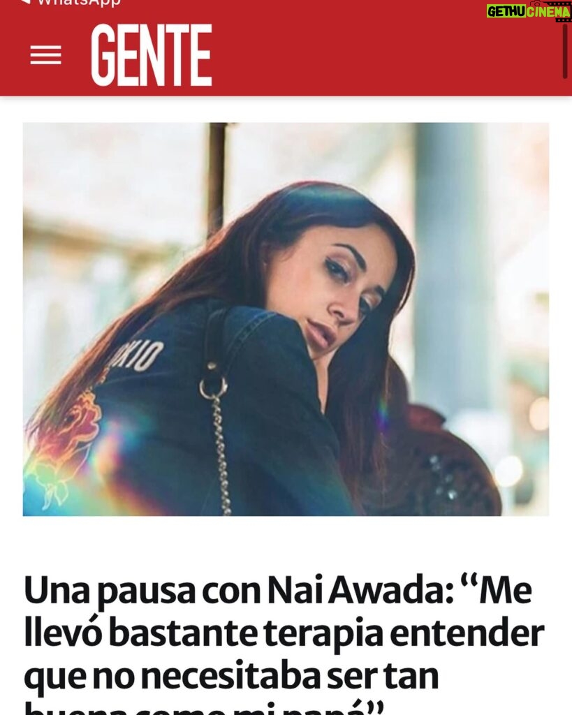 Naiara Awada Instagram - Ya salio esta nota DIVINA que me hizo @srtamaliboo para @revistagenteok . Gracias por tu respeto y profesionalismo Kari . Me encantó! Vayan a leerla ❤️🌹 el título es real , honesto . Me llevó muchísimo tiempo entender que no tengo que ser tan buena como mi papá. Cada uno su camino 🥹🤞