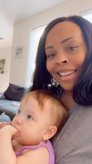 Nakia Burrise Instagram - Barney Time with Selena Gomez …feels like déjà vu🤣😂

#nakiaburrise #thatgirlnakia #granddaughter #atianablue #barney #selenagomez