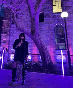 Nakkiah Lui Instagram - had the best night wandering around in my too dark shades and dancing to @florenceandthemachine,
All the thanks to @emmalewisham ! thank you for having me! I am also seriously obsessed with the 72 hydration crème and the plumping mask 😍😍

📸 @chloepaulphoto ❤️❤️
📸 @kittycallaghan ❤️