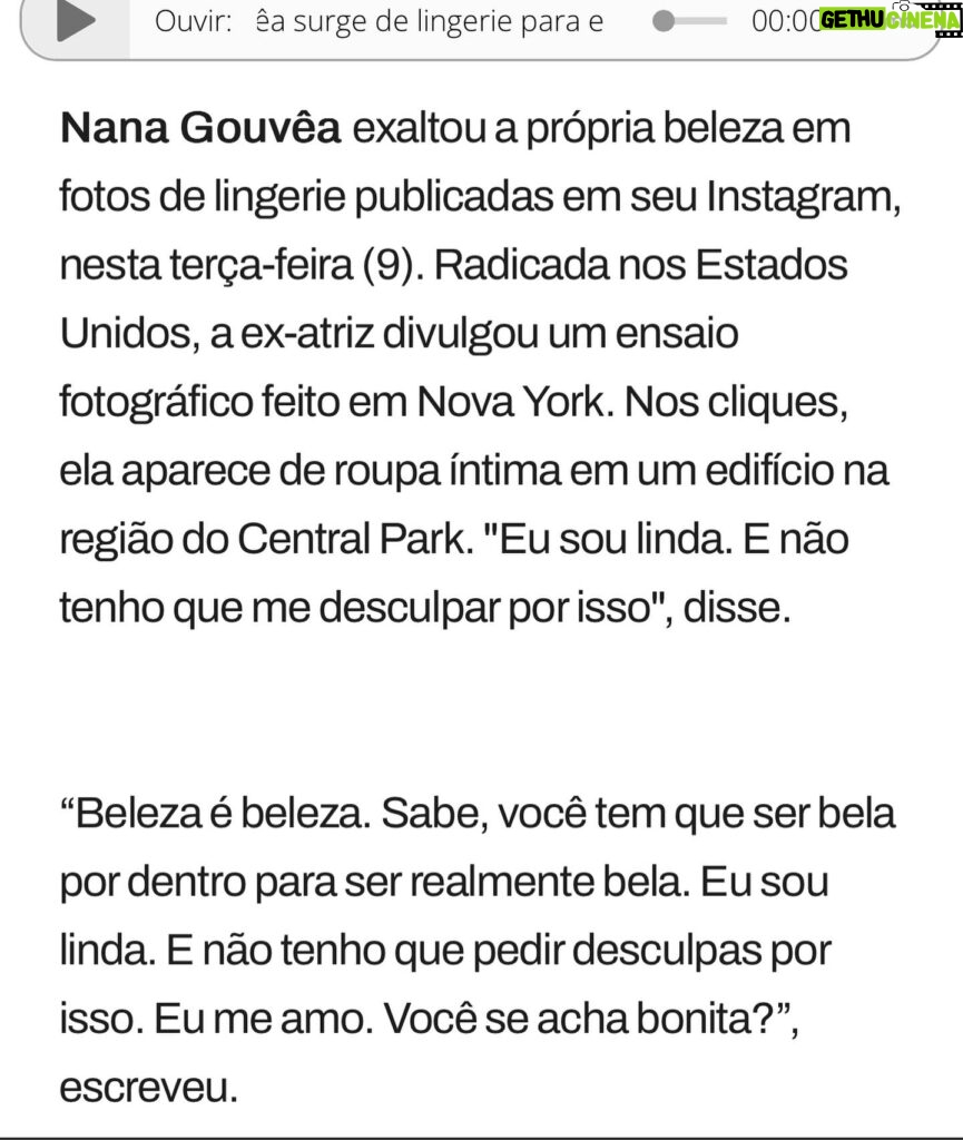 Nana Gouvea Instagram - Thank you @gqbrasil and @gq for the article! Love you 💋💖🙏🏼 Obrigada a #gqbrasil e #gq pela matéria! Amo vcs! ❤️❤️❤️ #nanagouvea #beleza #autoestima #confiança #amorpróprio #beauty #selflove #confidence #lingerie #longhair #naturalbeauty #belezanatural #gorgeous #deusa #goddess