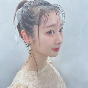 Nanami Yamashita Instagram - hairmake🎗️🌸@san.risa.3 

お洋服は♡@deicy_official 

#ヘアメイク
#ヘアアレンジ