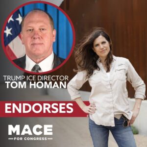 Nancy Mace Instagram - We are ENDORSED by Trump ICE Director, Tom Homan! 🇺🇸

"Congresswoman Mace has my complete endorsement, and I encourage all voters who care about border security and stopping illegal immigration to support her campaign."

READ: https://nancymace.org/tom-homan/