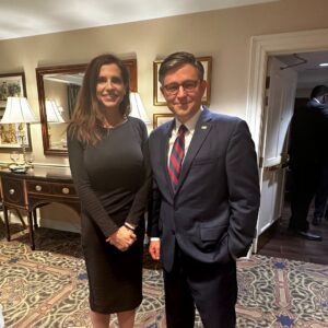 Nancy Mace Instagram - Thank you Speaker Johnson - he’s got more integrity than any Speaker in recent history - and the DC swamp could use more of it! 🇺🇸🇺🇸🇺🇸