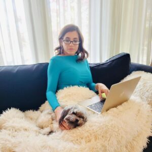 Nancy Mace Instagram - Liberty has been with us every step of the way on the campaign trail. She’s our best girl!

#LowcountryFirst