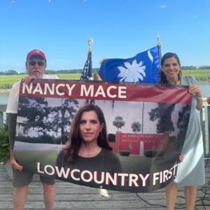 Nancy Mace Instagram - Great turnout and even better conversations at our Beaufort & Hilton Head Island rallies yesterday! 🇺🇸

We need everyone to get out and VOTE on Tuesday. 

#LowcountryFirst
