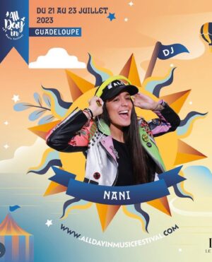 Nani Trinidade Instagram - Bien arrivée en Guadeloupe pour mixer sur ce magnifique festival @alldayinmusicfestival #dj #djette #music