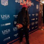 Nani Trinidade Instagram – En direct du SUPER-BOWL 🇺🇸🏈🏈 #Super Bowl #grandrex #sfgiants  #lasvegas