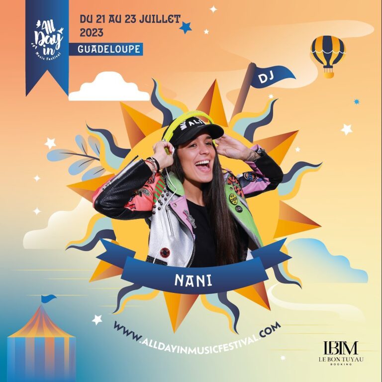 Nani Trinidade Instagram - C’est au tour de DJ NANI (@nani_trindade), DJ franco-portugaise avec à son actif plusieurs scènes mythiques internationales, de rejoindre le line-up de ce #ADI23 Avec son style unique mélangeant afrobeat, musique latino, électro, deep house ou encore Hip Hop des années 90, elle vient mettre le feu sur scène ! 🔥 Maintenant, on espère que vous assez d’énergie en stock car elle a prévu de retourner cette 7ème édition du All Day In Music Festival 🤯🎶