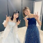 Nao Toyama Instagram - 📅１月の思い出📅 その① グランブルーファンタジーのイベント２日間、司会進行させていただきました！ ライブパートではこんなに素敵なドレスを……！！！ ひえええ！😭😭 これを着ることによって緊張が加速しそう（笑）　 でもとっても嬉しかったです✨ ピアノ伴奏のみでのバラード歌唱もあり滅多にない経験をさせていただきました！ グラブルはほんと音楽もいいのですよ…………。 バタバタでしたが、加藤英美里さんと米澤円さんとお写真撮れた……(〃´ω`〃)💕 「このエメラルドグリーンは英美里さんのためにありますねッッ(　ﾟﾛﾟ)！！！」 とご本人に熱弁するほど似合ってらっしゃいましたし、 米澤さんのドレスもネイビーでシックながらも、照明にあたるとキッラキラでほんと輝いていらっしゃいました……✨ ベテラン騎空士さんはもちろんのこと、新しい騎空士さんも一緒に、 これからも楽しくグラブッていけますようにっ！