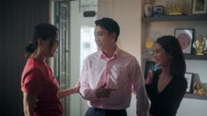 Naomi Yeo Instagram - 《过大礼》Guò Dà Lǐ is now out on @viddsee!!! 🥰

I had such a great time playing a third culture kid, alongside @charliegoh13 and @aileentan80 ❤️ Thank you for letting me in on your brainchild @regentleboy 🙏🏽 你们最棒！

Without saying too much, this is a lighthearted take on Chinese tradition and the nuances that get edged out or watered down with modernisation. In particular, the Chinese betrothal ceremony. In many ways, and across cultures, most of us are familiar with this feeling. Do we hold on to tradition, do we learn to let go of them, or do we eventually find a middle ground? 

When I first read the script, I had a good chuckle to myself before getting serious for this role. 🤭 In true optimistic fashion, I hope you’ll watch it and have something to smile about in this short 🥰
