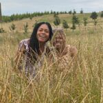 Naomie Harris Instagram - Living my absolute best life at @wildernessreserve with my family!! Phenomenal facials and massages by @111skin, Axe throwing, electric clay pigeon shooting, non-stop food and after dinner games hosted by @brielarson and @elijah_a.b … I literally could not have had a better time! Thank you so much @wildernessreserve and @111skin!! Hands down one of the best experiences of my life! Can’t wait to come back! 🙏🏾🙏🏾😁
