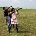 Naomie Harris Instagram - Living my absolute best life at @wildernessreserve with my family!! Phenomenal facials and massages by @111skin, Axe throwing, electric clay pigeon shooting, non-stop food and after dinner games hosted by @brielarson and @elijah_a.b … I literally could not have had a better time! Thank you so much @wildernessreserve and @111skin!! Hands down one of the best experiences of my life! Can’t wait to come back! 🙏🏾🙏🏾😁