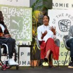 Naomie Harris Instagram - Yesterday was my Birthday 🥳 and ended up being the most perfect day ever, full of unexpected surprises! Just how I like it! The morning started off with a call from @Puma asking me to jump in and join @adeadepitan and @jackharries on a panel at Conference of the People to discuss strategies to overcome eco- anxiety. One of my favourite topics! Both @jackharries and I shared personal tips which I hope will help you and can be watched back at pumacop.com #ad #PUMACOP @puma Huge thanks to @beyondtalentglobal as well as my h/m team @rio_hair and @jacintaspencer for stepping in at the last minute to make it all possible. 🙏🏾