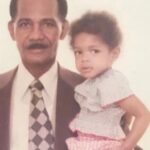 Naomie Harris Instagram - My grandad and I. My grandad was one of the thousands of men and women that responded to the call by the British government to come to the U.K. to fill post-war labour shortages. He arrived full of hopes and dreams that were largely left unfulfilled as he battled the daily injustices of racism in this country. Without his sacrifices and contribution, and the thousands of men and women like him, this country wouldn’t be what it is today. With gratitude and respect for the windrush generation, today is #WindrushDay and marks the 73rd anniversary of the arrival of Windrush migration. It is disgusting but important to highlight that after all their contributions and being invited to come to this country, many people like my grandad, if he were still alive, and their descendants, have been told they are here illegally. Please help support the Windrush generation by making a donation to the link in my bio 🙏🏾 #windrushgeneration 🇯🇲 🇬🇧