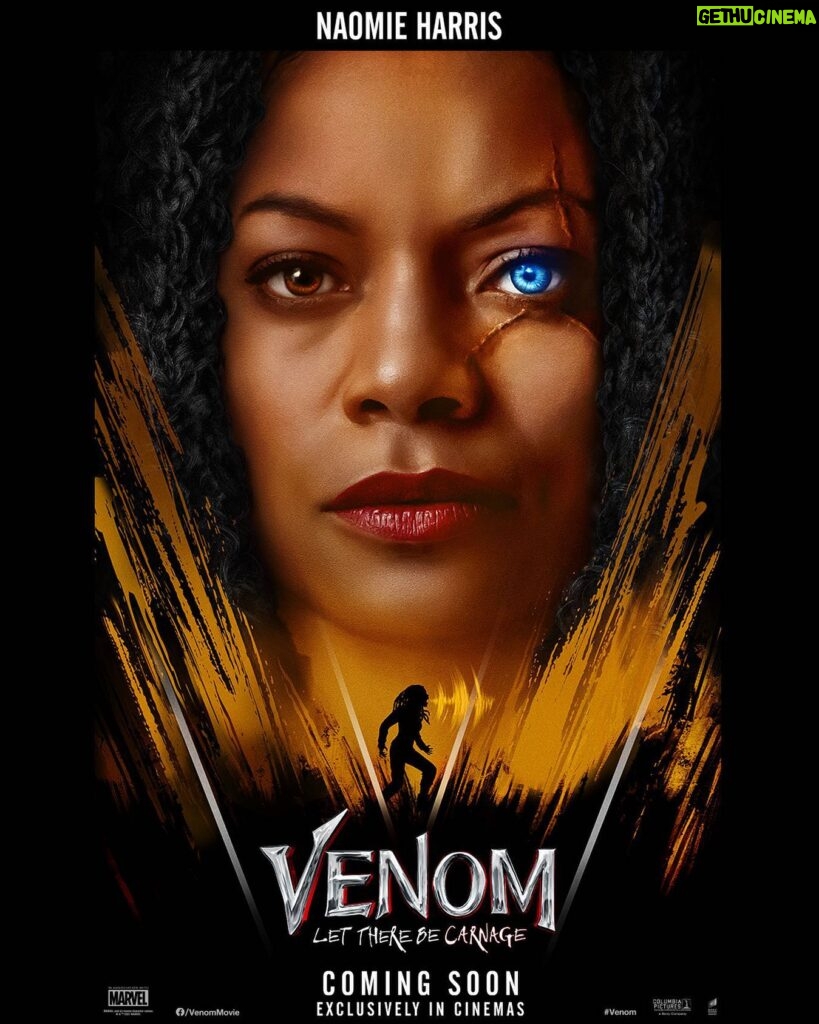 Naomie Harris Instagram - Keep your eyes open and your ears closed. #Venom: Let There Be Carnage, exclusively in cinemas this year (October 15 in the UK!)