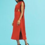 Naomie Harris Instagram - It's here! For the past year we’ve been working in secret with our forever muse @naomieharris to design a limited edition red-carpet inspired collection and we are finally ready to share it with the world 🌍 ⁠ Sustainably-crafted in London, these statement pieces are full of all sorts of dreamy details and rich colours. ​⁠ ⁠ You can now shop the collection on OMNES.com.⁠ ⁠ #MyOMNES #OMNESxNaomie