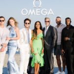 Naomie Harris Instagram - In celebration of the 75th Anniversary of the @Omega #Seamaster, and the launch of the Seamaster in Summer Blue watch Collection, I was invited to the island of Mykonos (my first time in Greece!) along with a number of other incredible ambassadors and friends of the brand, including the phenomenal #georgeclooney @ijessewilliams and @diego to honour this milestone occasion.    Listening to Raynald, CEO, talk about Omega’s commitment to retaining a belief in magic and making the impossible possible reminded me why I have been an Omega brand ambassador for close to a decade now. In a world where it’s easy to be cynical, we all have to work extra hard to protect our belief in miracles. It’s that belief that has constantly driven Omega as a brand to push boundaries, and set new standards in watchmaking, by creating, amongst many other firsts, the world’s first and only watch that can withstand astounding depths of 6000 meters below sea level and remain there for a mind-boggling 48 hours!     It was an honour to be a part of such an inspiring event, and it left me brimming with motivation. Thank you, Omega, for including me in this unforgettable celebration. Together, let’s continue embracing magic and never stop believing in the impossible ✨🙌 #OmegaSeamaster  @Omega #Omega #Seamaster #diveintotheimpossible