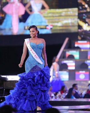 Nashaira Belisa Instagram - What an exciting journey it was! 
Thank you Lord for allowing me to represent my country beautifully.

It was a great journey where I didn’t only make great memories but also where I made meaningful connections that I will be able to cherish for a lifetime. 

Now a VERY important journey starts and that is for me to thank amazing people that made this journey a happy and pleasant one. Stay tuned for the following posts!

Let’s start with this.
Did you see my dress? 😭😍 my country flag, project OMI & my final dress where synchronized 💧🇨🇼

Toju was part of my journey since my coronation and of course for the final night on the big stage.

@tojufoyeh , thank you for everything. I felt like a queen while walking on stage with this evening gown. You don’t do just fashion. This is art (periodtttttt)

You guys can guess who will be in charge of my wedding outfits 🤭🤭