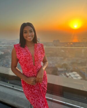 Nashaira Belisa Instagram - In my soft girl era 😜💕 

👗: @tmo_international 

#cityofdreams #mumbai