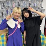 Nashiko Momotsuki Instagram - ぼぼちゃんが立ち上げたブランド「neüron」の展示会に先日お邪魔してきました☺︎ どれも可愛すぎて、写真で着用してるワンピースとトップスと2Wayのパンツも買った！可愛い！ もうちょいあったかくなったらいっぱい着る☺️ #桃月なしこ #なしこたそ #しばたありぼぼ #ありぼぼ #neüron #にゅうろん