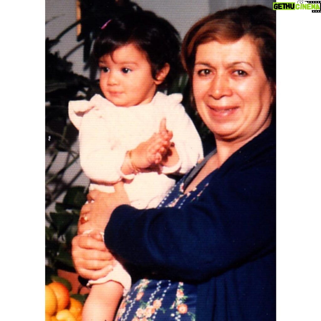 Nasim Pedrad Instagram - Missing my grandma today. She was our matriarch, a Sufi who loved Rumi and always wore a red lip. She was so kind and welcoming to my loud American boyfriends. When I’d tell her I was full from one of her delicious Persian dinners, she would smile and prepare an entirely second one. When I’d finish that, she’d start making french fries. I hope I can be half the wife, mother, feminist, and human she was. ❤️Maman Heshy (1921-2018)❤️