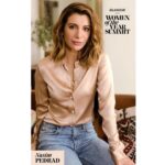 Nasim Pedrad Instagram - Me and my tasteful silk shirt are thrilled to be hosting this year’s #GlamourWOTY Summit. V excited to spend the day with so many incredible and inspiring women 🔥🌼💪Link in bio