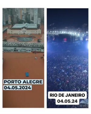 Natália Lage Instagram - Impressionante como a vida é mesmo esse jogo de contrastes…
Salve Madonna (te amo) e Salve (literalmente) 
o Rio Grande do Sul. 
Tudo é política ♥️🙏🏽 Toda ajuda é válida
