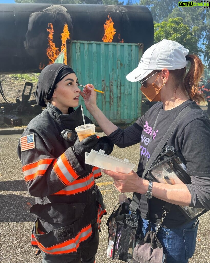 Natacha Karam Instagram - On it Cap 👩🏼‍🚒 🔥 🧯