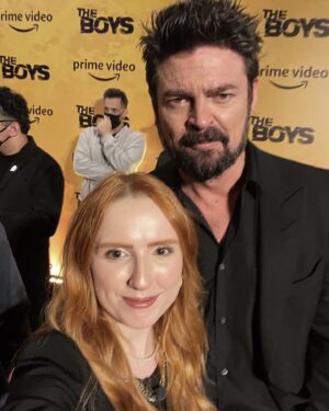 Natalia Kreuser Instagram - Ontem rolou tapete vermelho com o elenco de #TheBoys e assistimos ao último episodio. Que oportunidade incrível, grata demais por tudo!