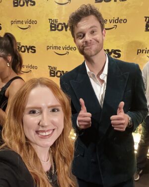 Natalia Kreuser Instagram - Ontem rolou tapete vermelho com o elenco de #TheBoys e assistimos ao último episodio. Que oportunidade incrível, grata demais por tudo!