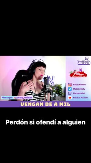 Natalia Maldini Instagram - Perdón si ofendí a alguien.

Contexto: después del hate recibido hice un vivo con una descarga, muy pronto lo subo a YouTube.