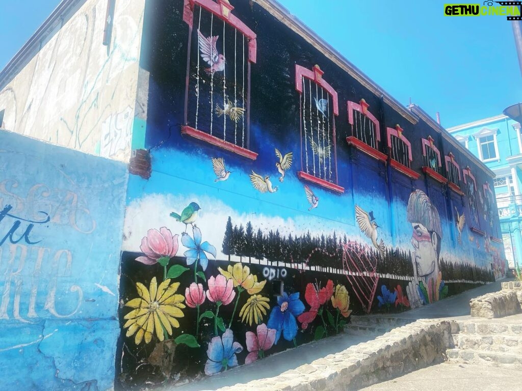 Natalia Tena Instagram - ‘Valparaíso, qué disparate eres, qué loco, puerto loco’ Pablo Neruda @chiletravel