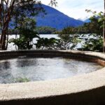 Natalia Tena Instagram - I have just left my heart in @puyuhuapilodge. In all my 38 years on this planet, I have never been somewhere as beautiful and as tranquil. A myriad of natural hot springs to relax in (open 24 hrs because nature doesn’t sleep) surrounded by the verdant forest and the cold refreshing fjords to dive into (also I went accidentally with dolphins.) This secluded Eden, (with no wifi or reception) is only accesible by speedboat and makes you feel like you’ve fallen into a wild fantasy world (JURASSIC PARK 🦖🦕) The staff were beyond lovely, Esteban kept our drinks full with the incredible local @tepaluma Gin (amongst many) Tere escorted us anywhere and everywhere with an impecable soundtrack and knowledge of the forest, Cindy fixed my entire body broken from 2022 and the daily menu was a party for both my eyes and my mouth. If I found out I was dying imminently, I would sell everything and spend my last days on earth here. Gracias a @chiletravel por darme esta experiencia y a todos en este hotel tan mágico ❤️❤️