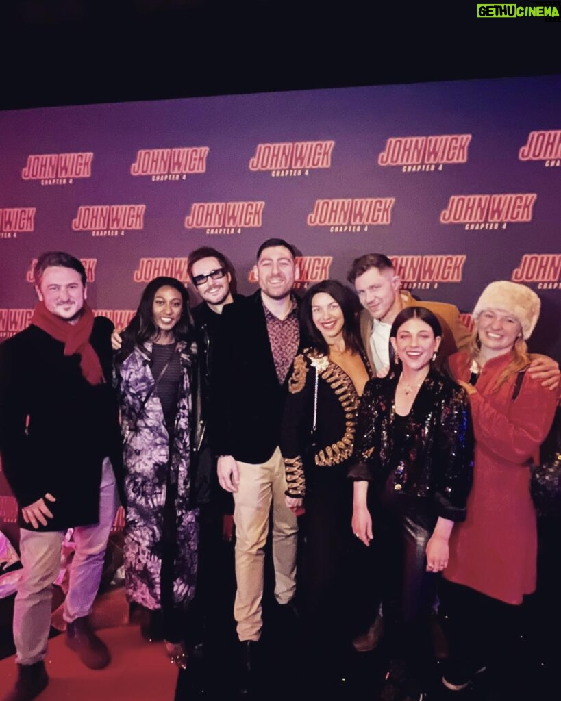 Natalia Tena Instagram - WHAT A NIGHT, WHAT A FILM! Felt like I had been punched in the adrenal gland for 3 hours and loved every single minute of it. I cannot believe I got to be part of this incredible action franchise @johnwickmovie @lionsgate and worked with these talented humans @chadstahelski. Thank you @karenclarkson @byeethedesigner for such a beautiful outfit (and for introducing me to tit tape 😂) and @jonchapmanhair @carolinebarnesmakeup for scrubbing me up and giving me the confidence to walk that red carpet. Also to all my wonderful idiot friends for coming to support my face and help me drink too many cocktails at the afterparty ❤️