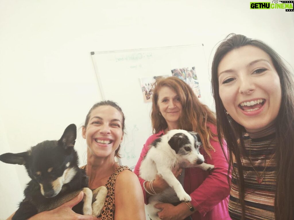 Natalia Tena Instagram - Such a pleasure going back into the @orchidproject office and plot how to raise more money to stop FGC with these wonderful women (and 2 bags of woof.)