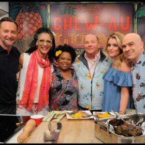 Natalie Desselle-Reid Instagram - So fun today on @abcthechew!  Tune in now on the east coast and 12c/p.  #chewaluau #thechew @mariobatali @clintonkellyofficial @carlaphall @daphneoz #michaelsymon food #chef #thechew #abc