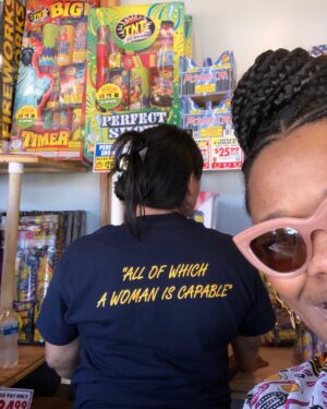 Natalie Desselle-Reid Instagram - Happy 4th of July! Volunteering to raise money for our daughter’s athletic department. So much hard work but fun and worth it B safe out there with and around fireworks. I got dem Rockets and Pop its😀