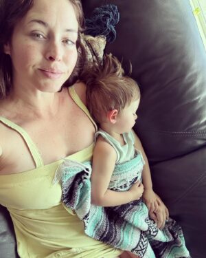 Natalie Krill Instagram - These moments. Make them last just a little bit longer. I will hold onto them forever. You’ll always be my baby. 💕
.
.
.
#motherhood #myboy #thesemoments