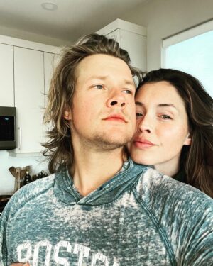 Natalie Krill Instagram - Saturday night. We used to party, now we just trying to make it until the end of the movie. 🤩😴❤️